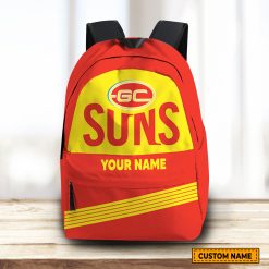 AFL Gold Coast Suns Custom Name Gift For Fans Backpack