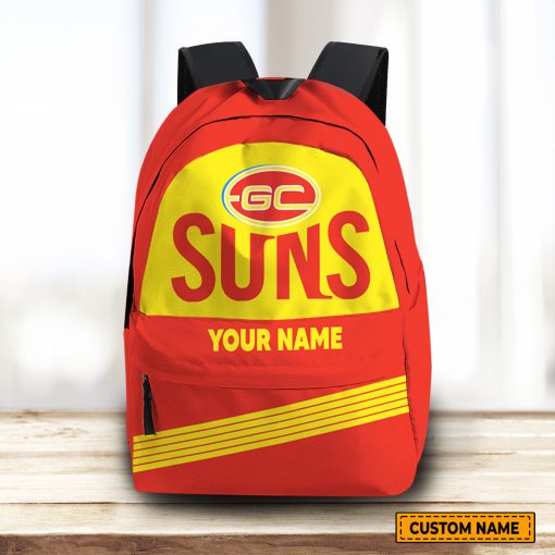 AFL Gold Coast Suns Custom Name Gift For Fans Backpack