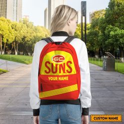AFL Gold Coast Suns Custom Name Gift For Fans Backpack