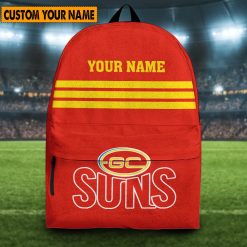 AFL Gold Coast Suns Custom Name New Edition Backpack