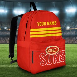 AFL Gold Coast Suns Custom Name New Edition Backpack