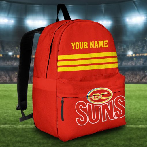 AFL Gold Coast Suns Custom Name New Edition Backpack