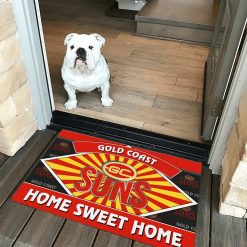 AFL Gold Coast Suns Custom Name New Edition Rubber Doormat