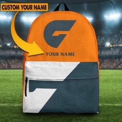 AFL Greater Western Sydney Giants Custom Name 2023 Home Jersey Backpack