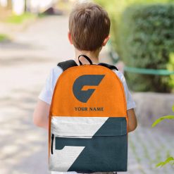 AFL Greater Western Sydney Giants Custom Name 2023 Home Jersey Backpack
