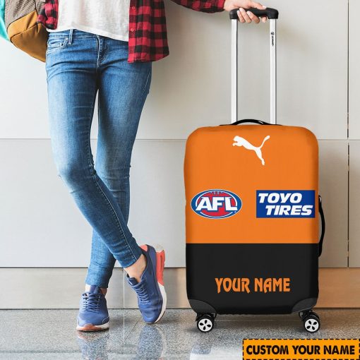 AFL Greater Western Sydney Giants Custom Name 2024 Home Jersey Luggage Cover