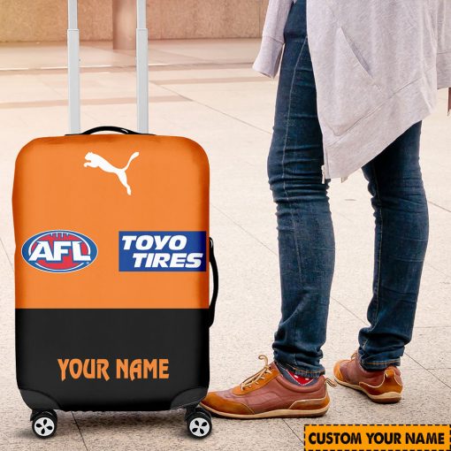AFL Greater Western Sydney Giants Custom Name 2024 Home Jersey Luggage Cover