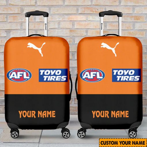 AFL Greater Western Sydney Giants Custom Name 2024 Home Jersey Luggage Cover
