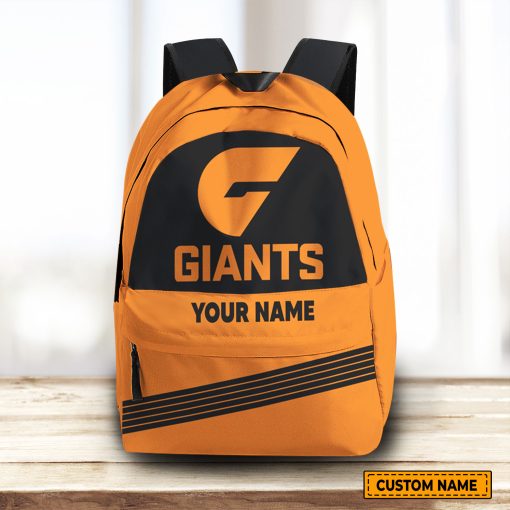 AFL Greater Western Sydney Giants Custom Name Gift For Fans Backpack
