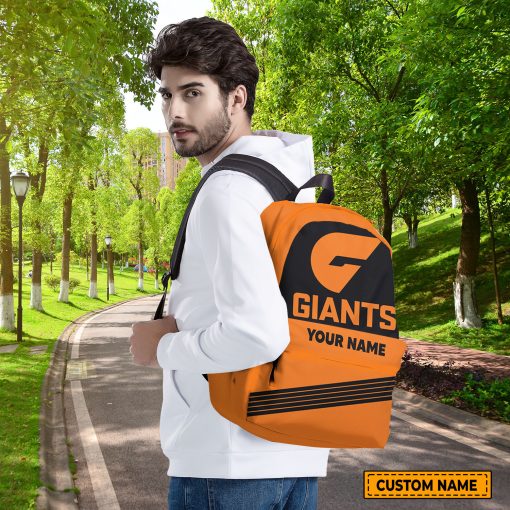 AFL Greater Western Sydney Giants Custom Name Gift For Fans Backpack