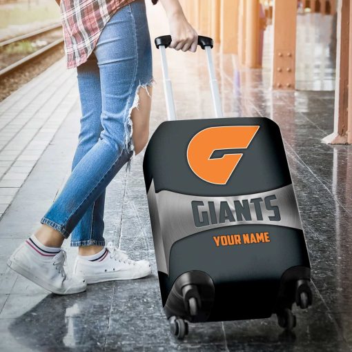AFL Greater Western Sydney Giants Custom Name Gift For Fans Luggage Cover