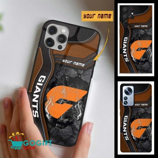 AFL Greater Western Sydney Giants Custom Name New Edition Phone Case