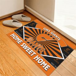 AFL Greater Western Sydney Giants Custom Name New Edition Rubber Doormat