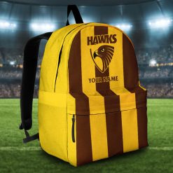 AFL Hawthorn Hawks Custom Name 2023 Home Jersey Backpack