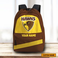 AFL Hawthorn Hawks Custom Name Gift For Fans Backpack