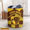 AFL Hawthorn Hawks Custom Name Limited Edition Laundry Basket