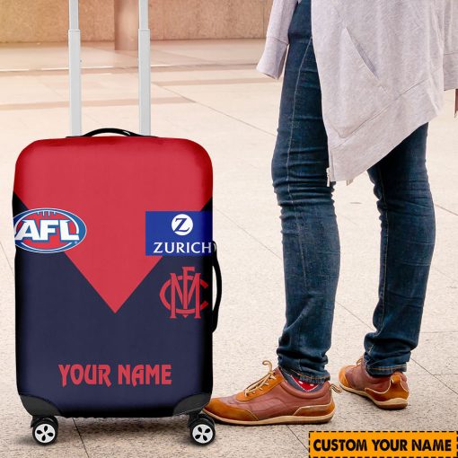 AFL Melbourne Demons Custom Name 2024 Home Jersey Luggage Cover