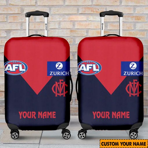 AFL Melbourne Demons Custom Name 2024 Home Jersey Luggage Cover