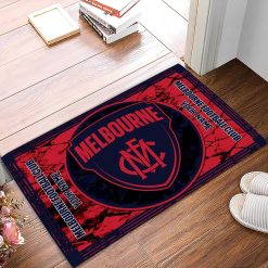 AFL Melbourne Demons Custom Name Limited Edition Rubber Doormat