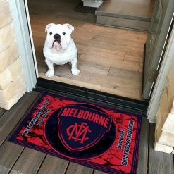 AFL Melbourne Demons Custom Name Limited Edition Rubber Doormat