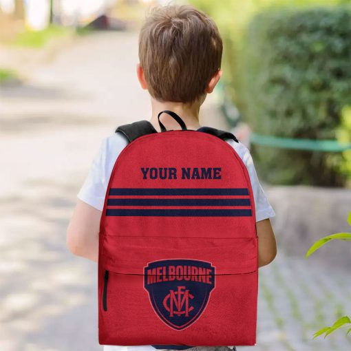 AFL Melbourne Demons Custom Name New Edition Backpack