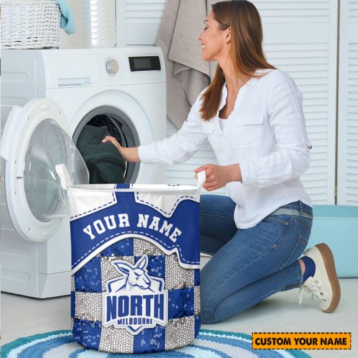 AFL North Melbourne Custom Name Limited Edition Laundry Basket