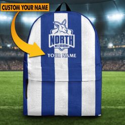 AFL North Melbourne Kangaroos Custom Name 2023 Home Jersey Backpack
