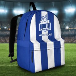 AFL North Melbourne Kangaroos Custom Name 2023 Home Jersey Backpack