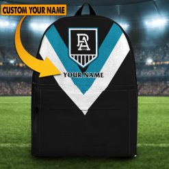 AFL Port Adelaide Custom Name 2023 Home Jersey Backpack