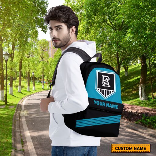 AFL Port Adelaide Custom Name Gift For Fans Backpack