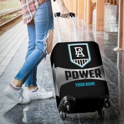 AFL Port Adelaide Custom Name Gift For Fans Luggage Cover