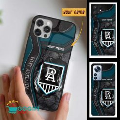 AFL Port Adelaide Custom Name New Edition Phone Case