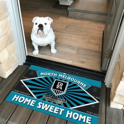AFL Port Adelaide Custom Name New Edition Rubber Doormat