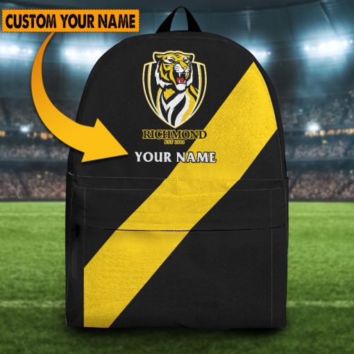 AFL Richmond Tigers Custom Name 2023 Home Jersey Backpack