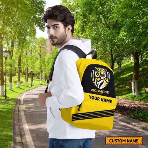 AFL Richmond Tigers Custom Name Gift For Fans Backpack