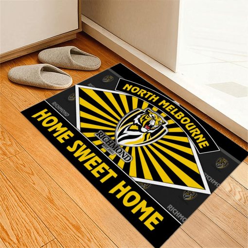 AFL Richmond Tigers Custom Name New Edition Rubber Doormat