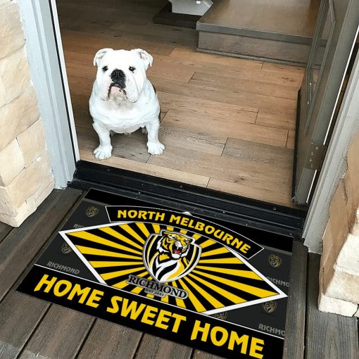AFL Richmond Tigers Custom Name New Edition Rubber Doormat