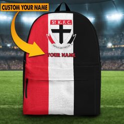 AFL St Kilda Saints Custom Name 2023 Home Jersey Backpack