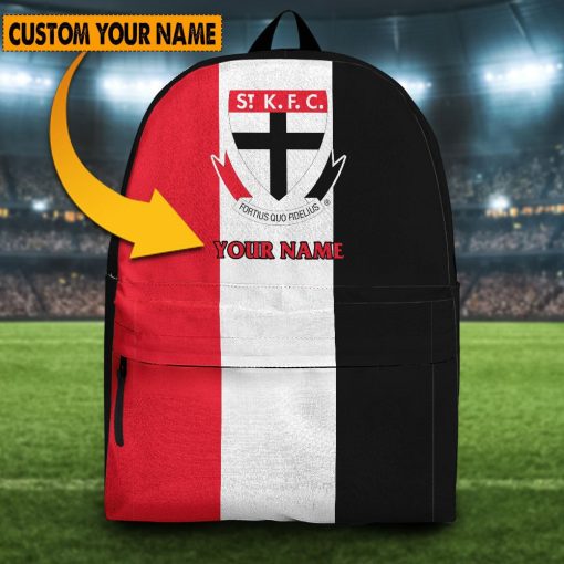 AFL St Kilda Saints Custom Name 2023 Home Jersey Backpack