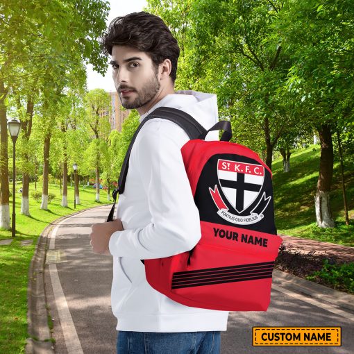 AFL St Kilda Saints Custom Name Gift For Fans Backpack
