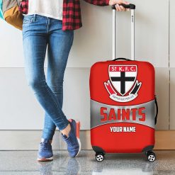 AFL St Kilda Saints Custom Name Gift For Fans Luggage Cover