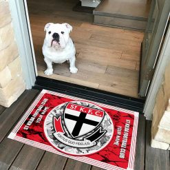AFL St Kilda Saints Custom Name Limited Edition Rubber Doormat