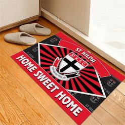 AFL St Kilda Saints Custom Name New Edition Rubber Doormat