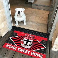 AFL St Kilda Saints Custom Name New Edition Rubber Doormat