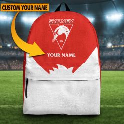 AFL Sydney Swans Custom Name 2023 Home Jersey Backpack