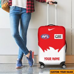 AFL Sydney Swans Custom Name 2024 Home Jersey Luggage Cover