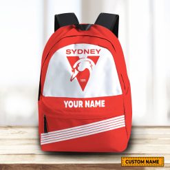 AFL Sydney Swans Custom Name Gift For Fans Backpack
