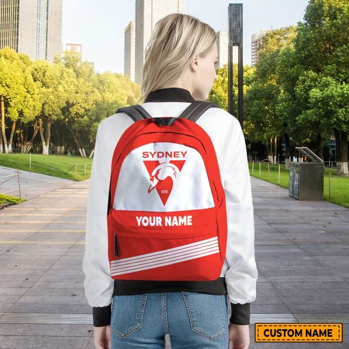 AFL Sydney Swans Custom Name Gift For Fans Backpack