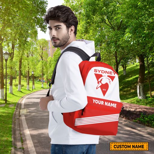 AFL Sydney Swans Custom Name Gift For Fans Backpack