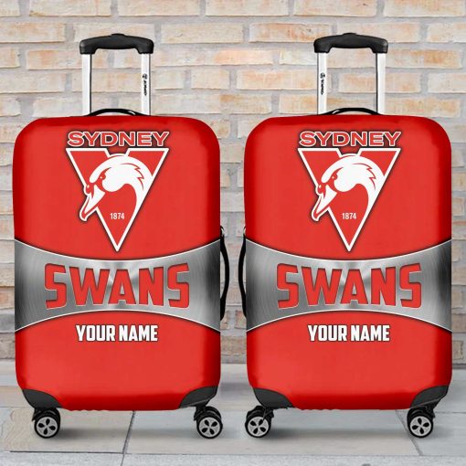 AFL Sydney Swans Custom Name Gift For Fans Luggage Cover
